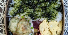 青のりのつくだ煮インパクトだね～夫のお弁当696