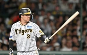 日本シリーズの大山悠輔、18打数1安打