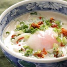 冷たい白だし豆乳うどん　温玉のせの作り方