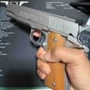 Western arms Colt series70 nationalmuch goldcup silver