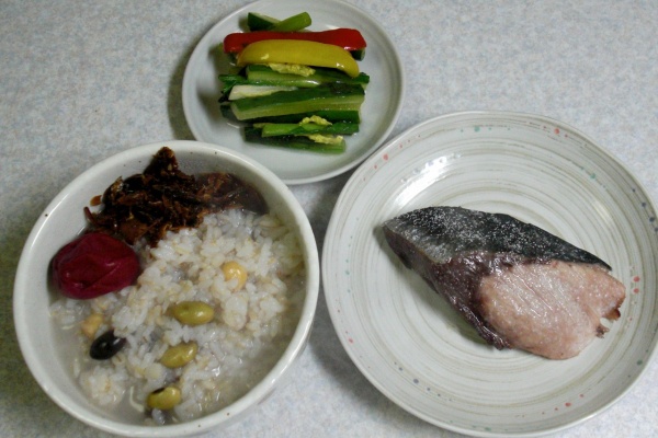 サムライごはん」de自衛自炊 - 豆ごはん