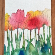 なかよし　水彩画 イギリス 1801年代 ペーパー 水彩画 風景画 ウォールアート ペア