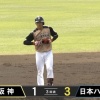 【練習試合vs阪神】日ハム野村、勝ち越しの2点タイムリーツーベース！