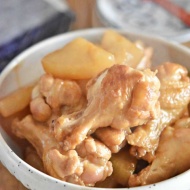 【大根消費レシピ】わずかな調味料でも調理法でこってり味がつく！！手羽元と大根のてりてり煮の作り方