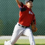 『【MLB】松坂大輔投手、初のブルペン』の画像
