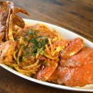 ワタリガニのトマトクリームパスタ