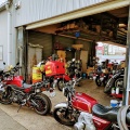 バイク屋OPEN祝　夜会　(*ΦωΦ*)にゃー