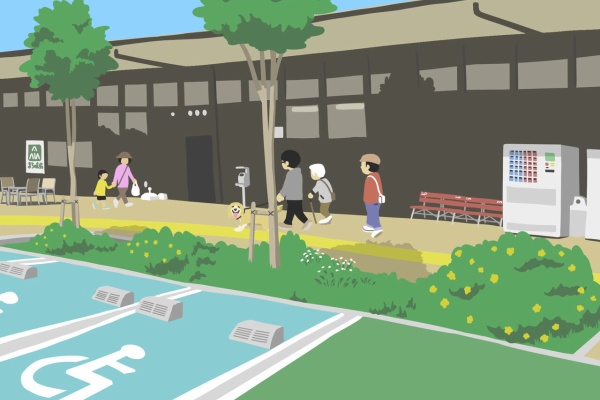 青空ぽんちょのゆったりいこう イラスト