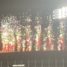 サンタナ満塁弾→ミセス花火→ドローンショー