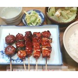 『銀座 鳥ぎん「焼きとり定食」980円』の画像