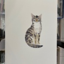 藤田嗣治の猫を染帯に