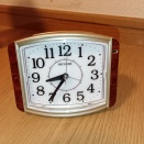 今、日本標準時で時計あわせましま　　リズムのクオーツ時計は1カ月でどれくらいヅレるか
