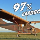 アメリカ　段ボール飛行機が飛びそうです