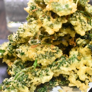 サクサク食感♪パセリの天ぷら