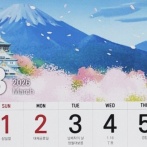 3.1節がある月なのに…3月のカレンダーに日本の富士山・大阪城・桜が描かれ物議＝韓国の反応
