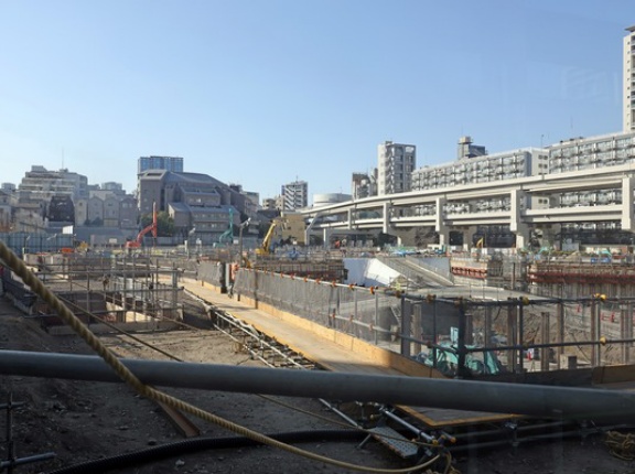 地上42階・31階建て大規模タワマン「パークコート麻布十番東京」の建設状況！非分譲棟のサウステラスは地上躯体工事が始まっています（2026.1.18）