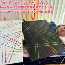 e-ATを活用した新しい方法で絵を描く小学４年生
