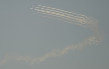 『川崎から望むブルーインパルス　2020/05/31』の画像