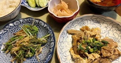 1本残ったゴボウで＆豚肉とゴボウの柳川風