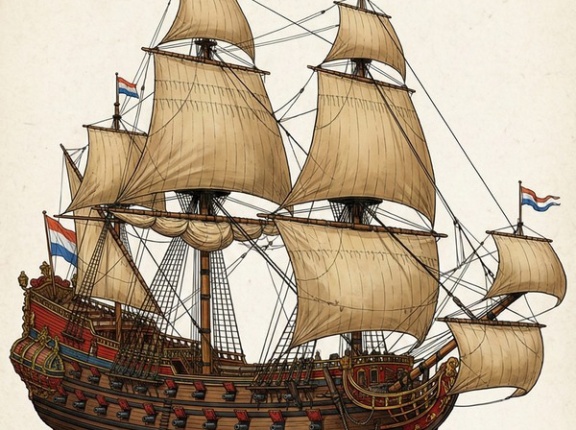 こんな船まで材木から建造してしまうとか