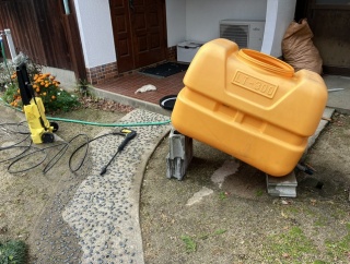 貯水タンク撤去