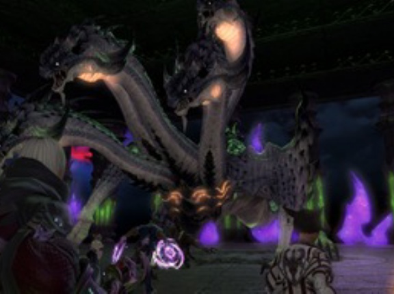 【FF14】魔獣使いのハイドラ、討伐戦以外に闇の世界でも捕獲できることが判明。ZWクエ未開放の人はこっちもあり？
