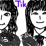 『[イコラブ] なーたん＆ひとみ　を画伯が描く(TikTok)…【齊藤なぎさ、髙松瞳】』の画像