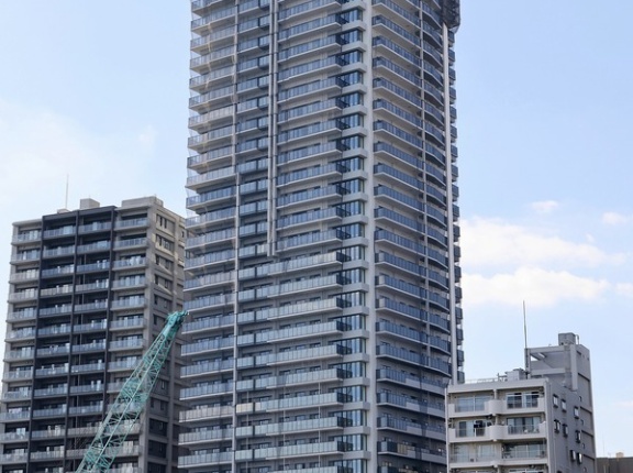 地上34階「ブリリアタワー浅草柳橋」の建設状況！隅田川に面した分譲タワマン（2026.10.10）
