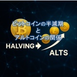 『ビットコインの半減期とアルトコインの関係』の画像