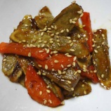 『キンピラとちくわの蒲焼』の画像