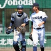 今秋ドラフト候補の北海・大津、バッテリーを組んでいた木村とは「恋人みたいな感じですよ」