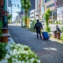 五稜郭公園から本町へ