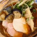 めん処いしがみ【冷しナスそば】＠静岡市駿河区大和一丁目