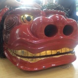 『【小木・琴浦】赤い獅子は祭りカラー！』の画像