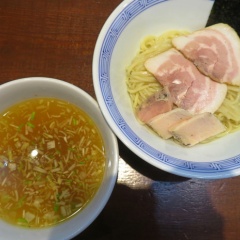 らぁめん 信＠町田　「白醤油つけめん、チャーシュー飯」