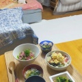 スイカバー スフレケーキと　ローストビーフ丼