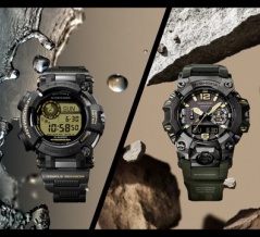 【G-SHOCK北米】タンカラーをアクセントにしたフロッグマン「GWF-D1000BC-1」、マッドマスター「GWG-B1000-1A3」が北米で発売開始！ミリタリーテイストの高機能モデル。
