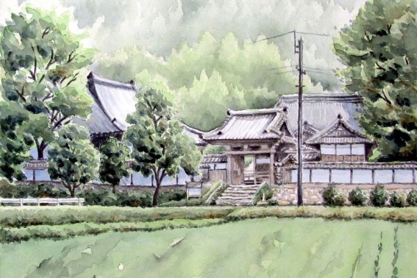 シニアから始めた透明水彩画 - 風景[ 山 ]