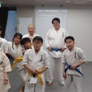 ３月２８日のフルコンタクト武道教育空手　京都伏見区　久我の杜道場　中学生になる生徒