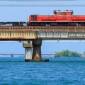 DD51-1193＋チキ　米原訓練を撮影