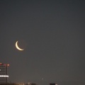 今朝は｢三日月と土星が接近｣！