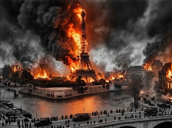 「フランスが燃えている」トランプ米大統領、仏デモは「移民の暴動」と国境閉鎖を主張！