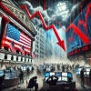 【緊急】アメリカ失速で株価大暴落、月曜はマンデー確定。。。