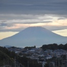 早朝の富士山・庭の様子・素敵な絵葉書