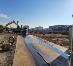 新たな看板が出現！！染地の旧コープみらい跡地の更地、新たな動きがでてきたのでご紹介！