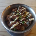 Komachiラーメンスタンプラリーでらーめん源次郎へ！好物のけにじろうと背徳感あるミニ丼！