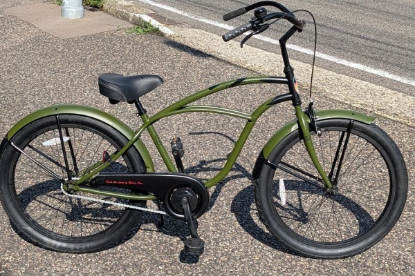(専用) オリーブグリーン ビーチクルーザー 自転車 BEACH CRUISER_ビーチクルーザー | SLOW CYCLE