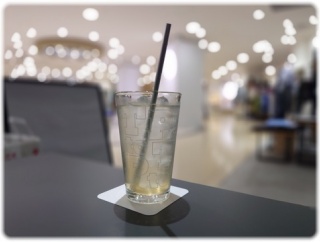 大阪の催事で大森水晶の商品を購入する。