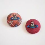 『ダイソーの〇〇を使って古ハンカチからブローチを作りました』の画像