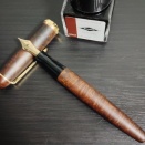 【世界に１つ】プラチナ万年筆　アカブライヤー【天然の瘤杢】